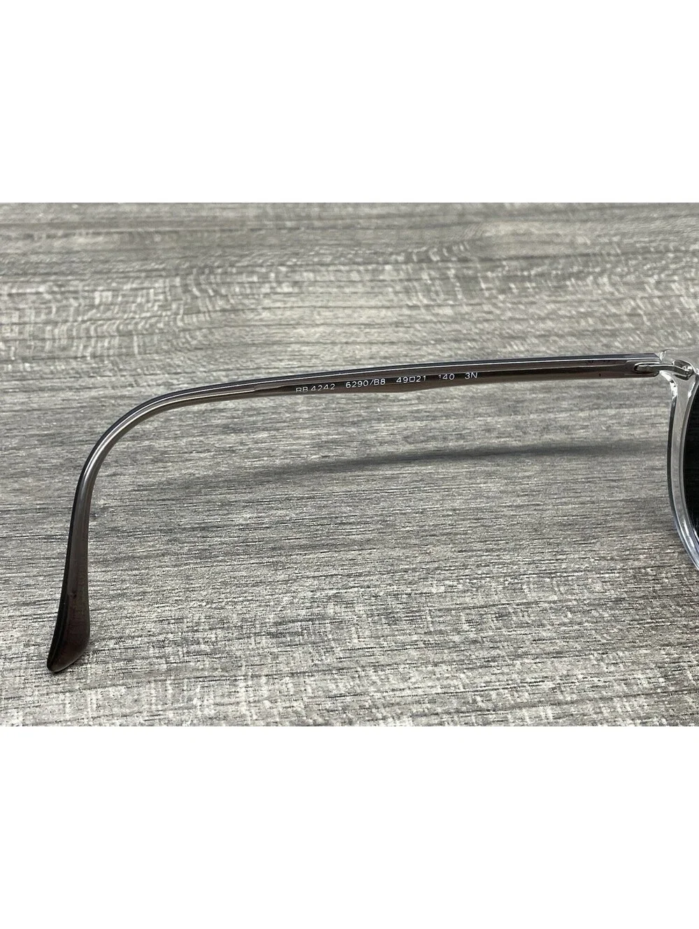 Ray-Ban Sunglasses Frames Only RB 4242 6290 LightRay Clear/Brown Italy 49-21-140